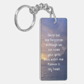 Porte-clés Memorial Keepsaké Sea Sky Cloud Island (Devant gauche)