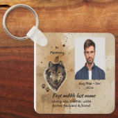 Porte-clés Memorial Keepsake Wolf Wolves Animal (Recto)