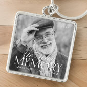Porte-clés Memorial Love Simple Photo moderne