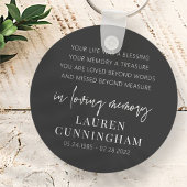 Porte-clés Mémorial Moderne Élégant Simple Chic