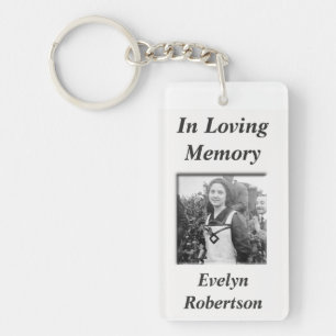 Porte-clés Mémorial personnalisé avec photo