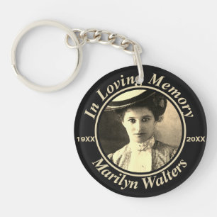 Porte-clés Mémorial personnalisé avec photo