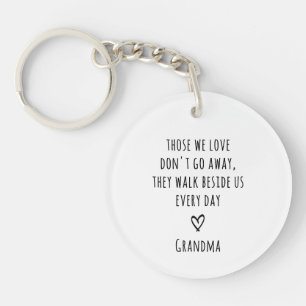 Porte-clés Mémorial Perte de Loved One Modern Photo