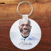 Porte-clés Mémorial photo classique et simple (Recto)