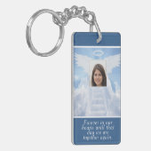 Porte-clés Mémorial photo en mémoire d'amour (Devant gauche)