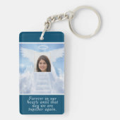 Porte-clés Mémorial photo en mémoire d'amour (Dos)