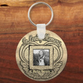 Porte-clés Mémorial photo en mémoire d'amour (Recto)