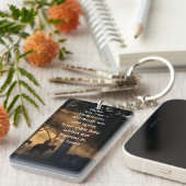 Porte-clés Memorial Photo Forest Trail Walk Horses (Devant droit)