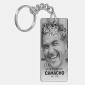 Porte-clés Mémorial photo personnalisé (Devant gauche)