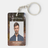 Porte-clés Memorial Photo Prayer Forest Trail Walk (Dos)