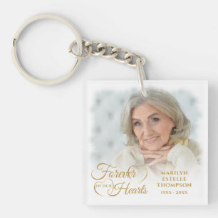 Porte-clés Mémorial pour toujours dans nos coeurs 2 Photo Gol