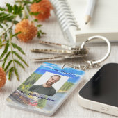 Porte-clés Memorial Train Rail Tram Railway (Devant droit)