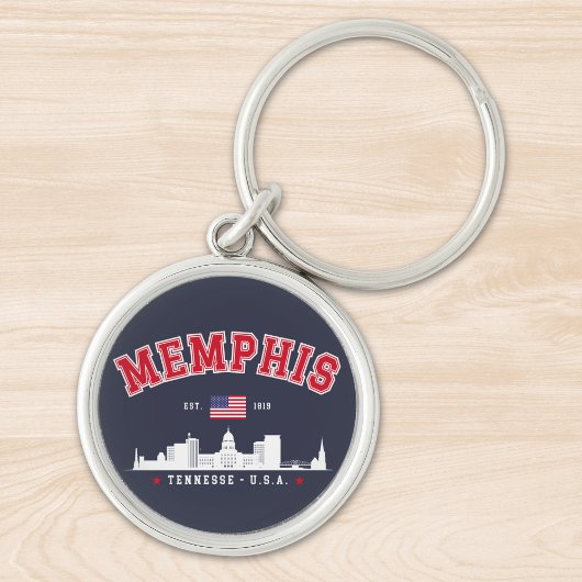 Porte-clés Memphis Skyline – Southern Pride"