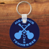 Porte-clés Memphis, Tennessee Accueil du blues (Recto)