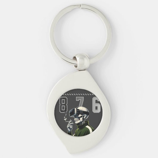 Porte-clés Men/Women 876 LESSONS LEARN Metal Keychain (Devant)