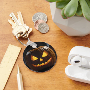 Porte-clés Menacer Citrouille Halloween,