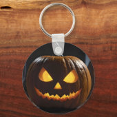 Porte-clés Menacer Citrouille Halloween, (Recto)
