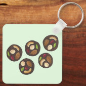 Porte-clés Mendiants Chocolats français Chocolatier Chocoholi (Verso)