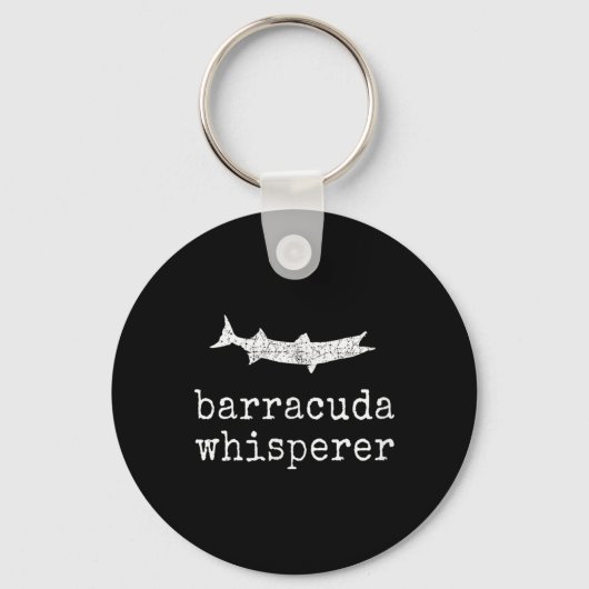 Porte-clés Meneur de Barracuda Drôle de Pêche à la Barracuda (Recto)