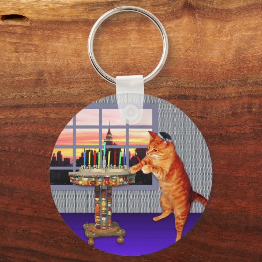 Porte-clés Menorah Cat (Recto)