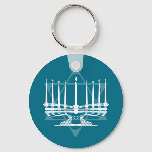 Porte-clés Menorah et étoile IV (Recto)