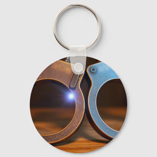 Porte-clés Menottes de police (Recto)