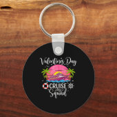 Porte-clés Mens Cute Valentines Day Cruise Squad 20026 Design (Recto)
