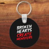 Porte-clés Mens Funny Gym Saying Valentine's Broken Hearts Mo (Recto)