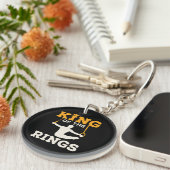 Porte-clés Mens Gymnastique Roi des Anneaux (Devant droit)