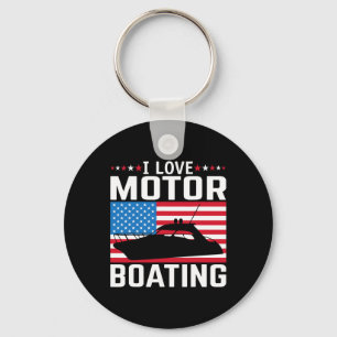 Porte-clés Mens I Love Motorboating Tee Nitro B