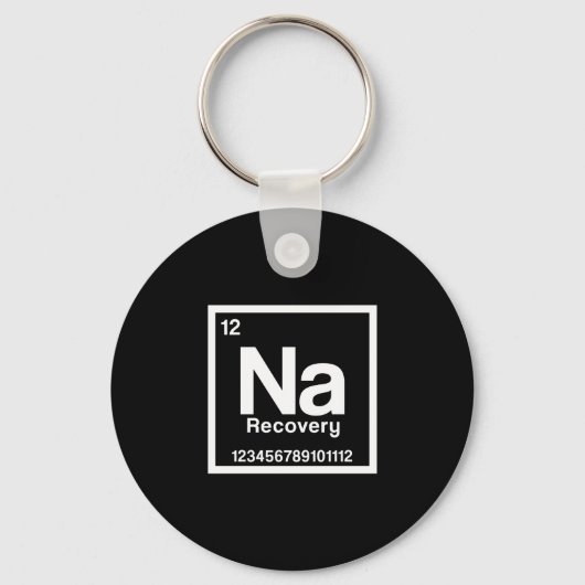 Porte-clés Mens na element narcotics anonymous recovery sober (Recto)