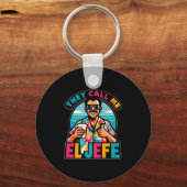 Porte-clés Mens On M'Appelle El Jefe Le Patron En Espagnol Fu (Recto)