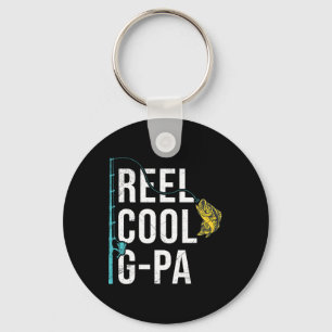 Porte-clés Mens Reel Cool G-pa Fishing Shirt Funny Grandpa Fa