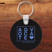 Porte-clés Mens Sensibilisation sur l'autisme Advocate Unique (Verso)