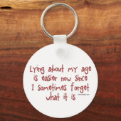 Porte-clés Mensonge De Mon Âge (Recto)