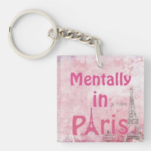 Porte-clés Mentalement à Paris (Devant)