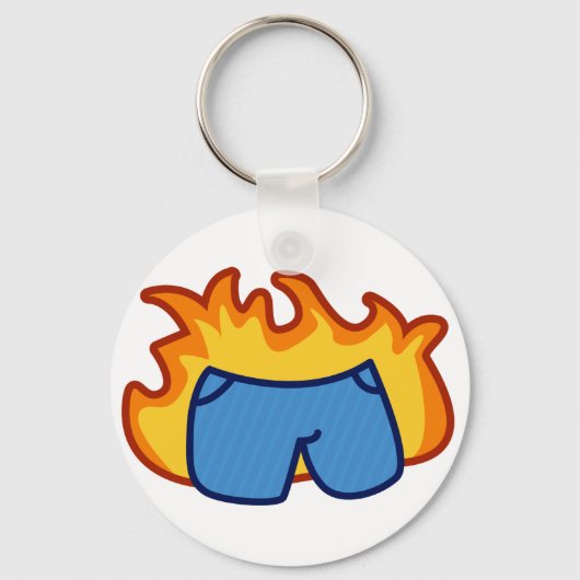 Porte-clés Menteur, menteur, pantalon en feu (Recto)