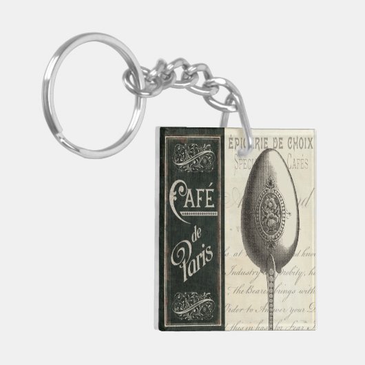 Porte-clés Menu français (Devant gauche)