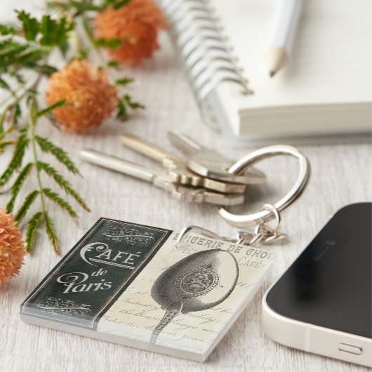 Porte-clés Menu français (Devant Droit)