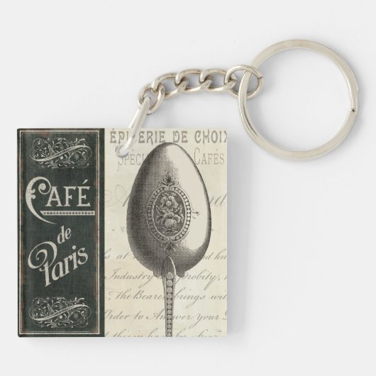 Porte-clés Menu français (Dos)