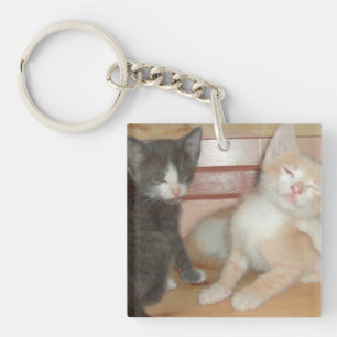 Porte-clés Meow Cats 10 Carré Porte - clé acrylique