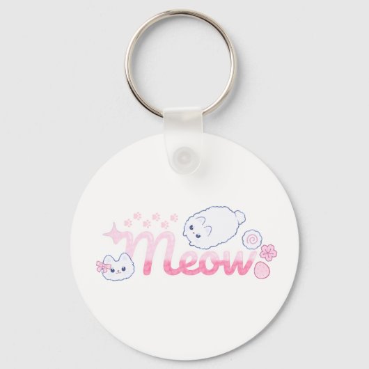 Porte-clés Meowrose (Recto)