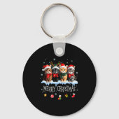 Porte-clés Meowy Catmas Cat Christmas Tree Xmas Girls Boys Fu (Recto)
