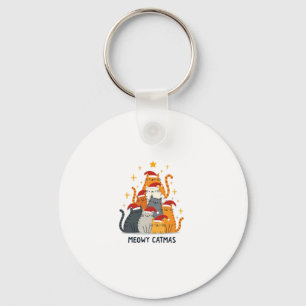 Porte-clés Meowy Catmas Chat Noël Arbre de Noël (4)