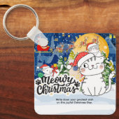 Porte-clés Meowy Christmas (Recto)