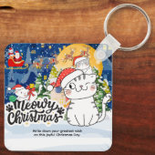 Porte-clés Meowy Christmas (Verso)