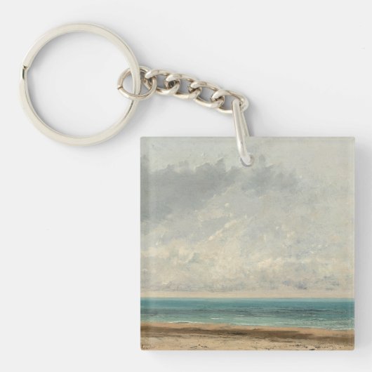 Porte-clés Mer Calme - Gustave Courbet (Devant)