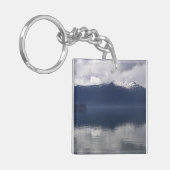 Porte-clés Mer d'Alaska brumeuse aux nuances de bleu (Devant gauche)
