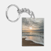 Porte-clés Mer du Nord, Danemark coucher de soleil pittoresqu (Devant gauche)