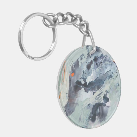 Porte-clés Mer polyphonique - Bleu (Devant gauche)